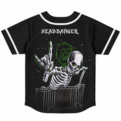 Little HeadBanger Kids Baseball Jersey