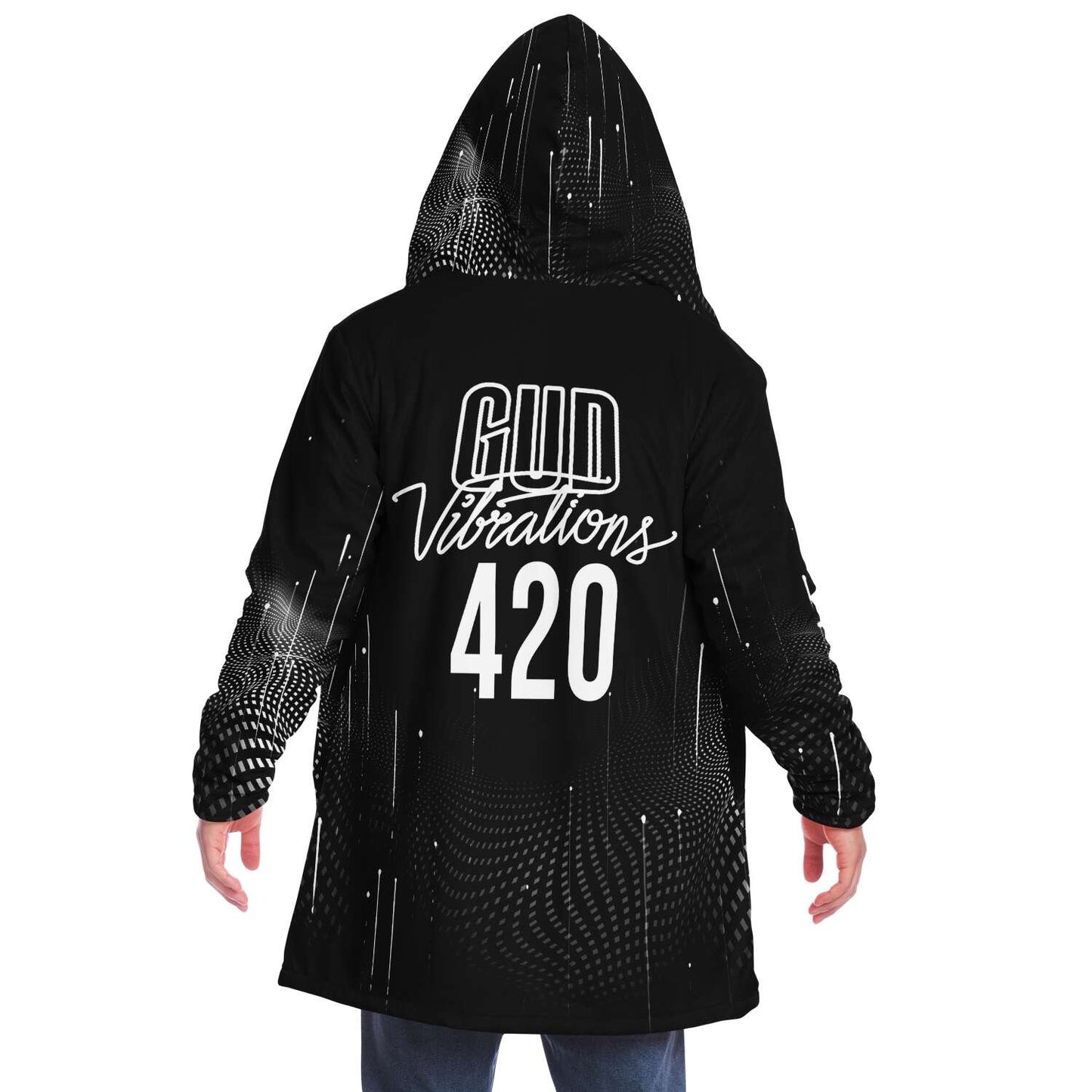 GUD VIBRATION hooded cloak