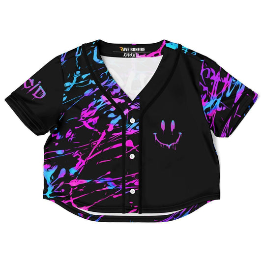 Acid house crop top jersey