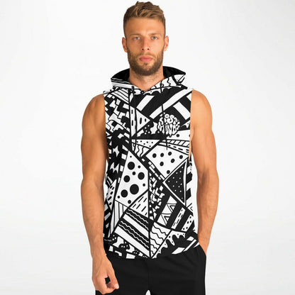 Lost minds Sleevless hoodie