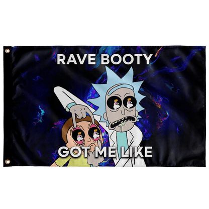 Rick and morty BOOTY GOT ME LIKE FLAG