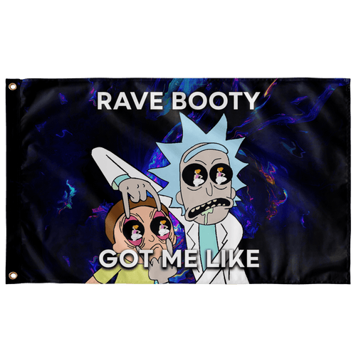 Rick and morty BOOTY GOT ME LIKE FLAG