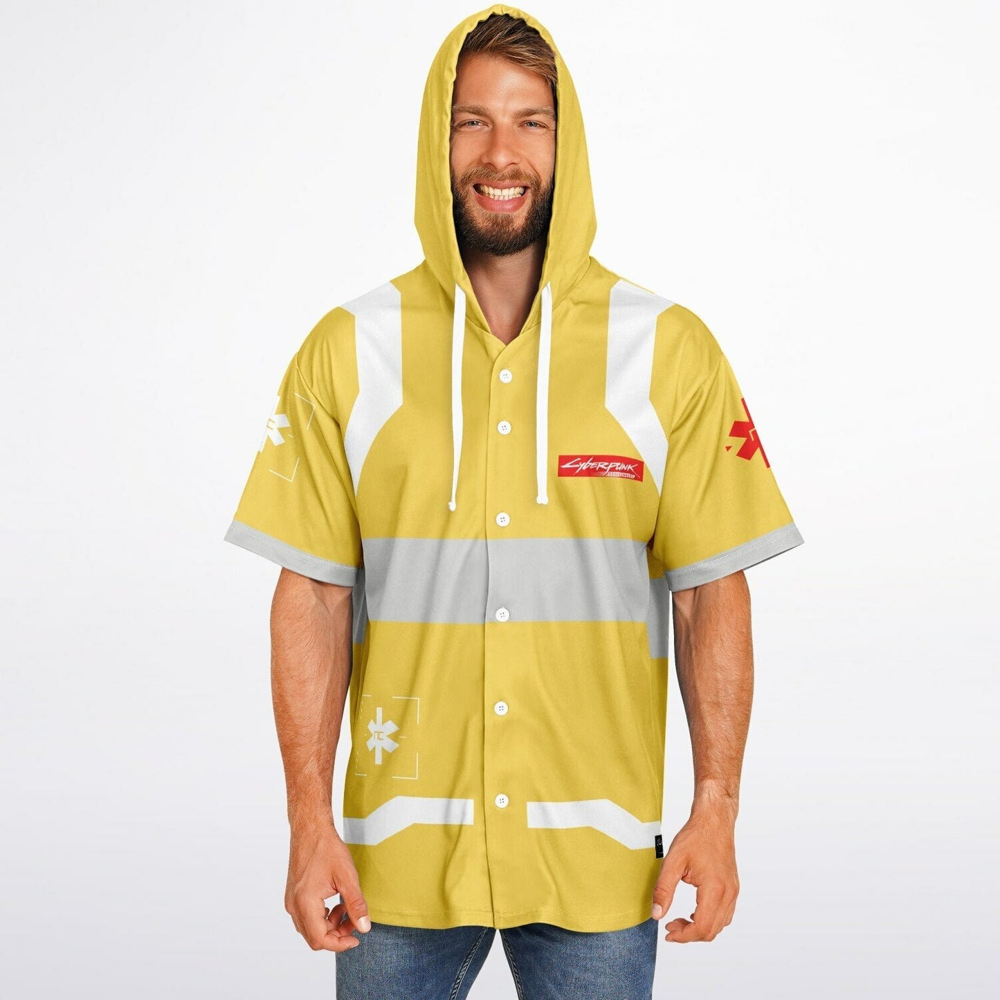 Edgerunner cosplay Hooded Baseball Jersey