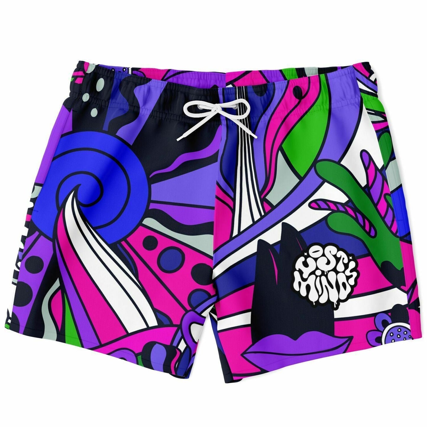 Lost minds swim trunks