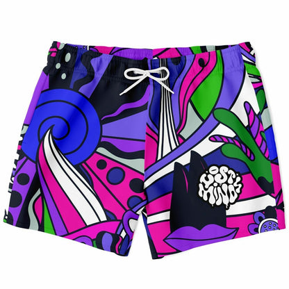 Lost minds swim trunks