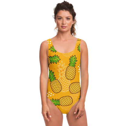 Pineapple rave bodysuit