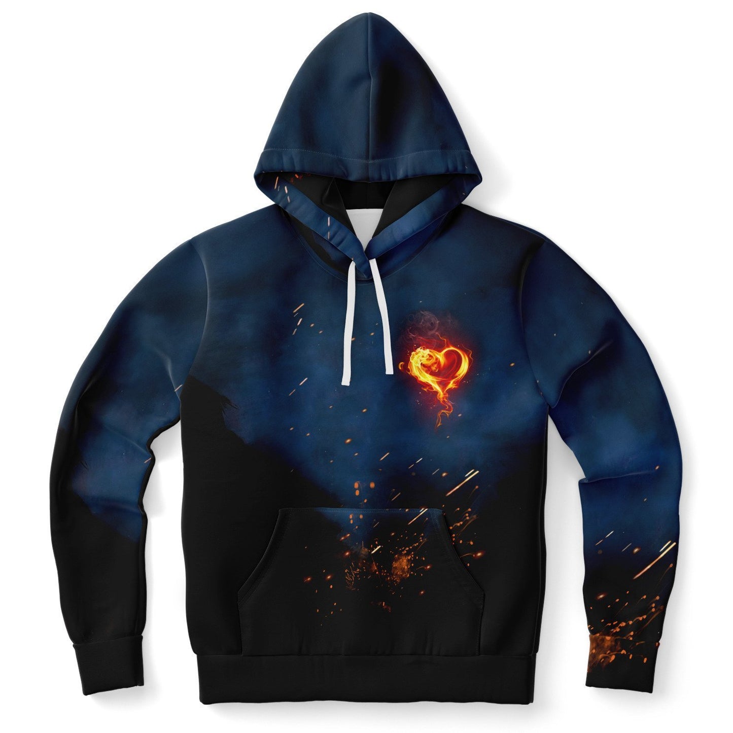hearts on fire hoodie