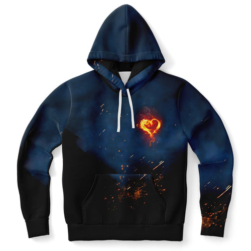 hearts on fire hoodie