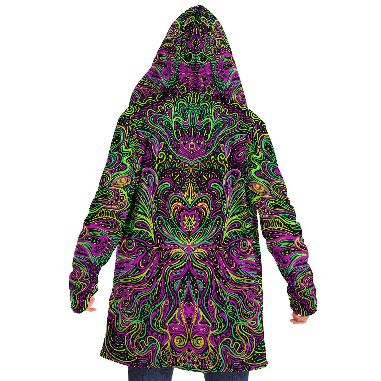 Trippy set hooded cloak