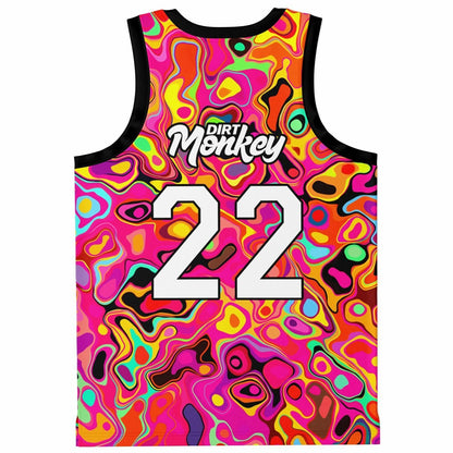 Dirt monkey Custom Basketball Jersey
