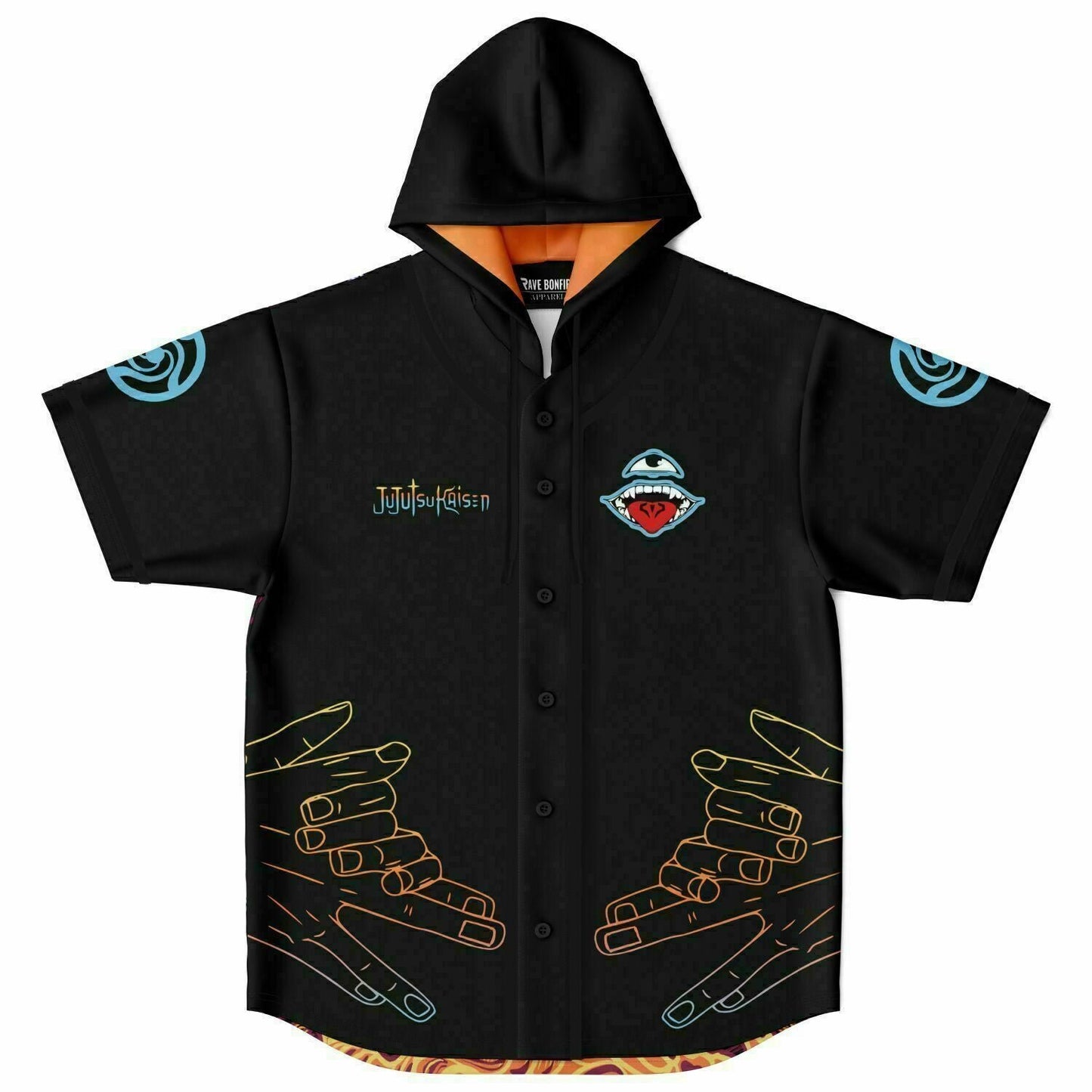 Sakuna Hooded Baseball Jersey