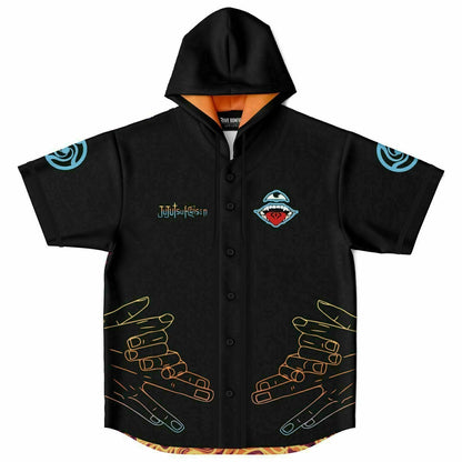 Sakuna Hooded Baseball Jersey