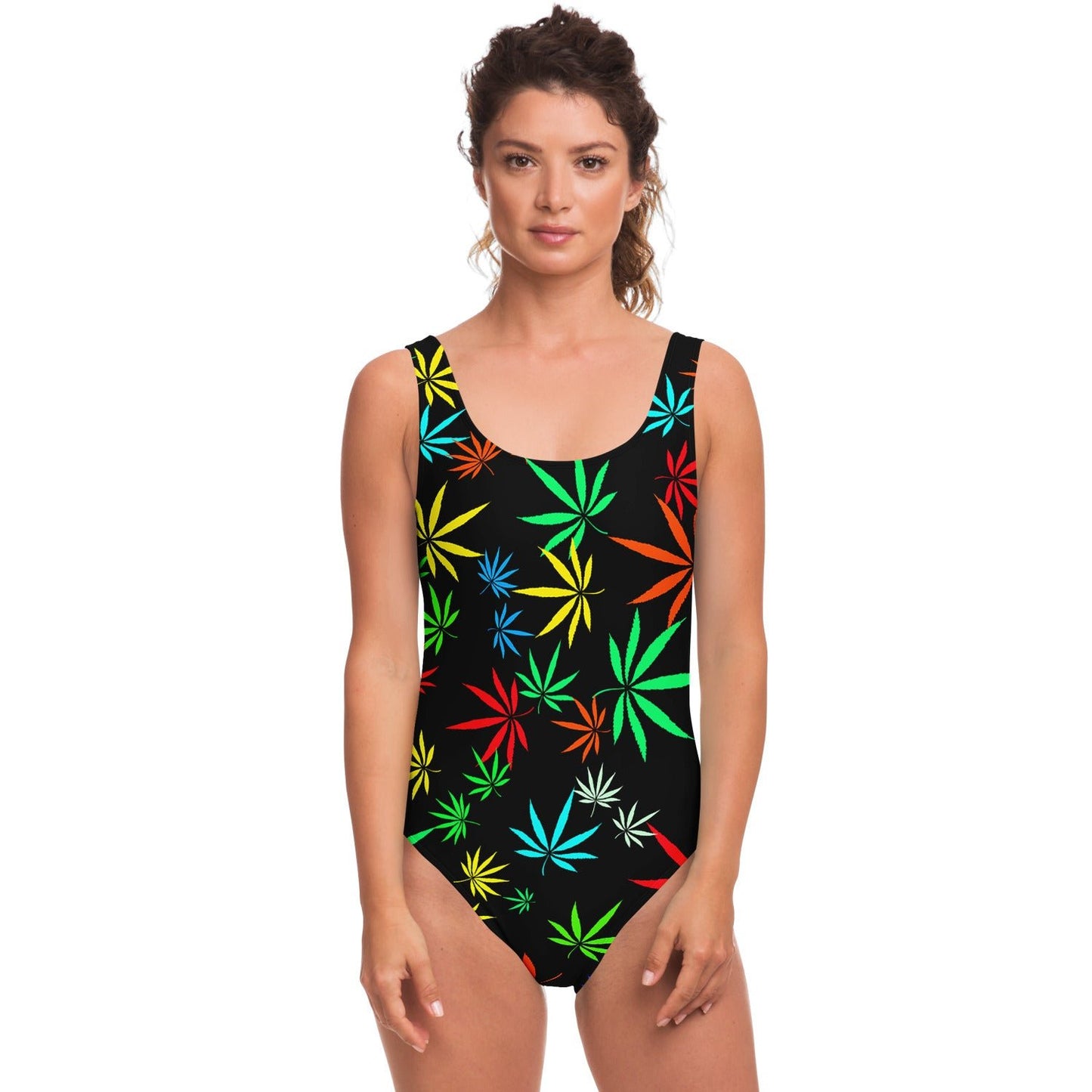 Marijuana rave bodysuit