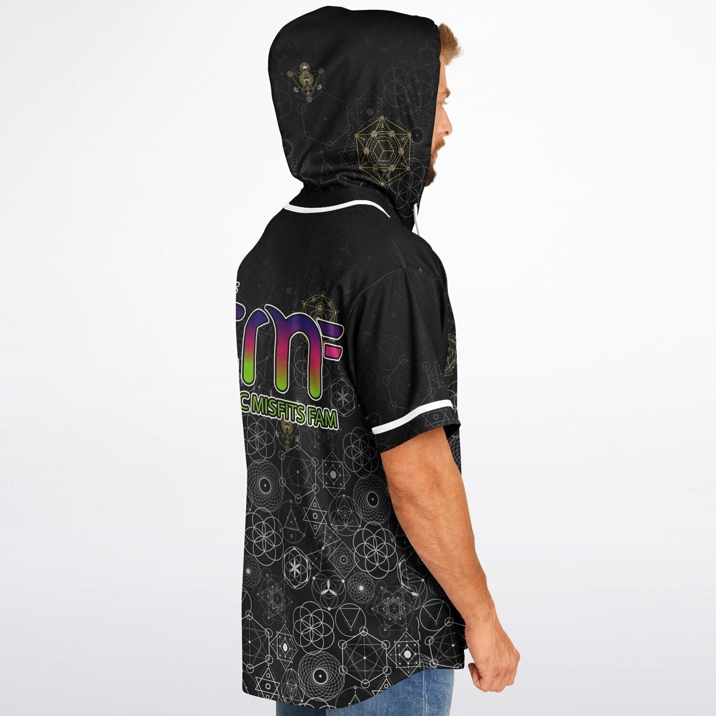 Nicole custom Hooded Baseball Jersey V2
