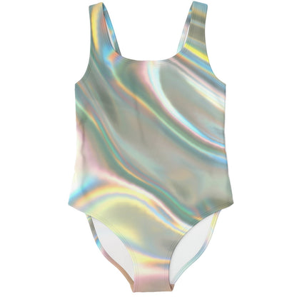 Iridescent rave bodysuit