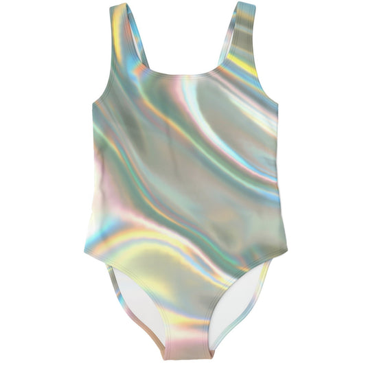 Iridescent rave bodysuit