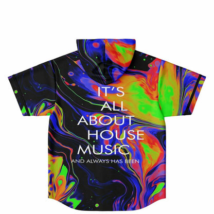 It’s all about house Music Hooded Baseball Jersey