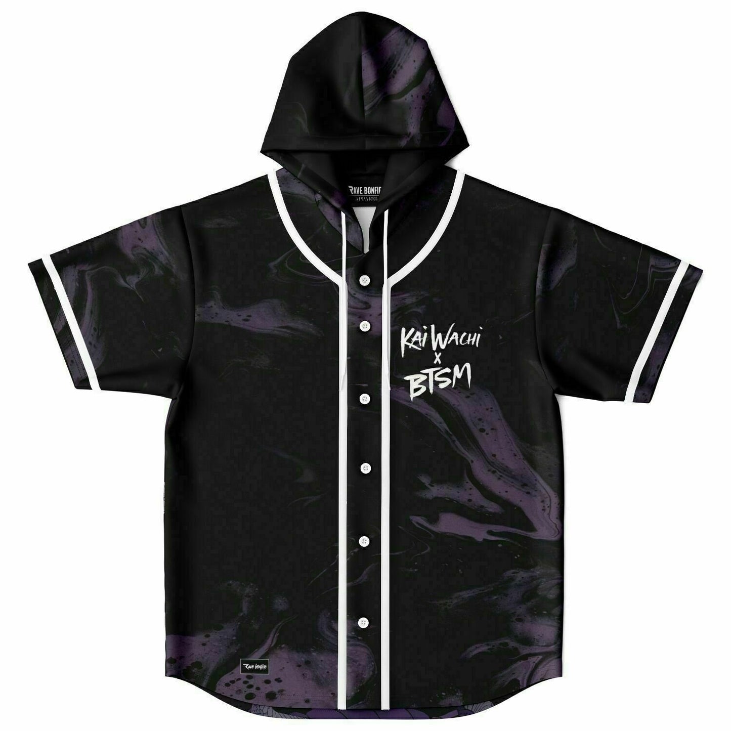 Mark sw hooded baseball jersey