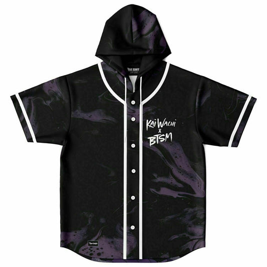 Mark sw hooded baseball jersey
