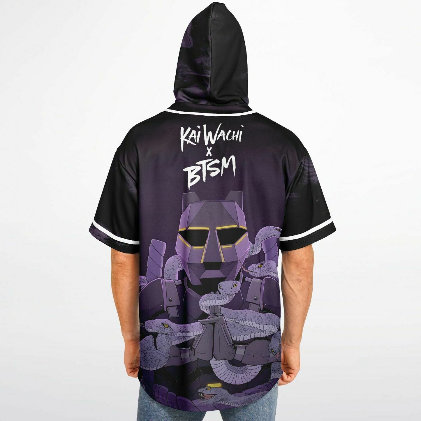 Mark sw hooded baseball jersey