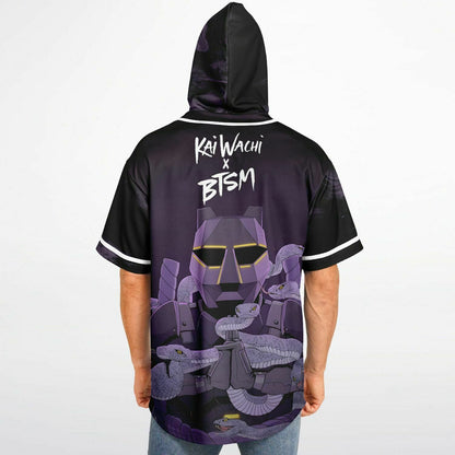 Mark sw hooded baseball jersey