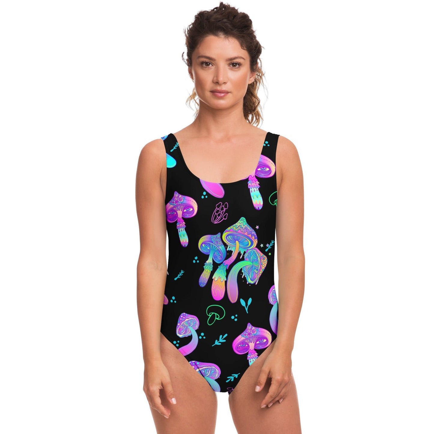 Mushrooms forest rave bodysuit