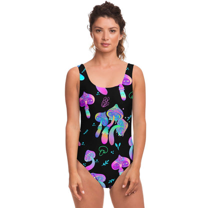 Mushrooms forest rave bodysuit