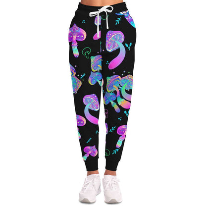 Mushrooms forest jogger