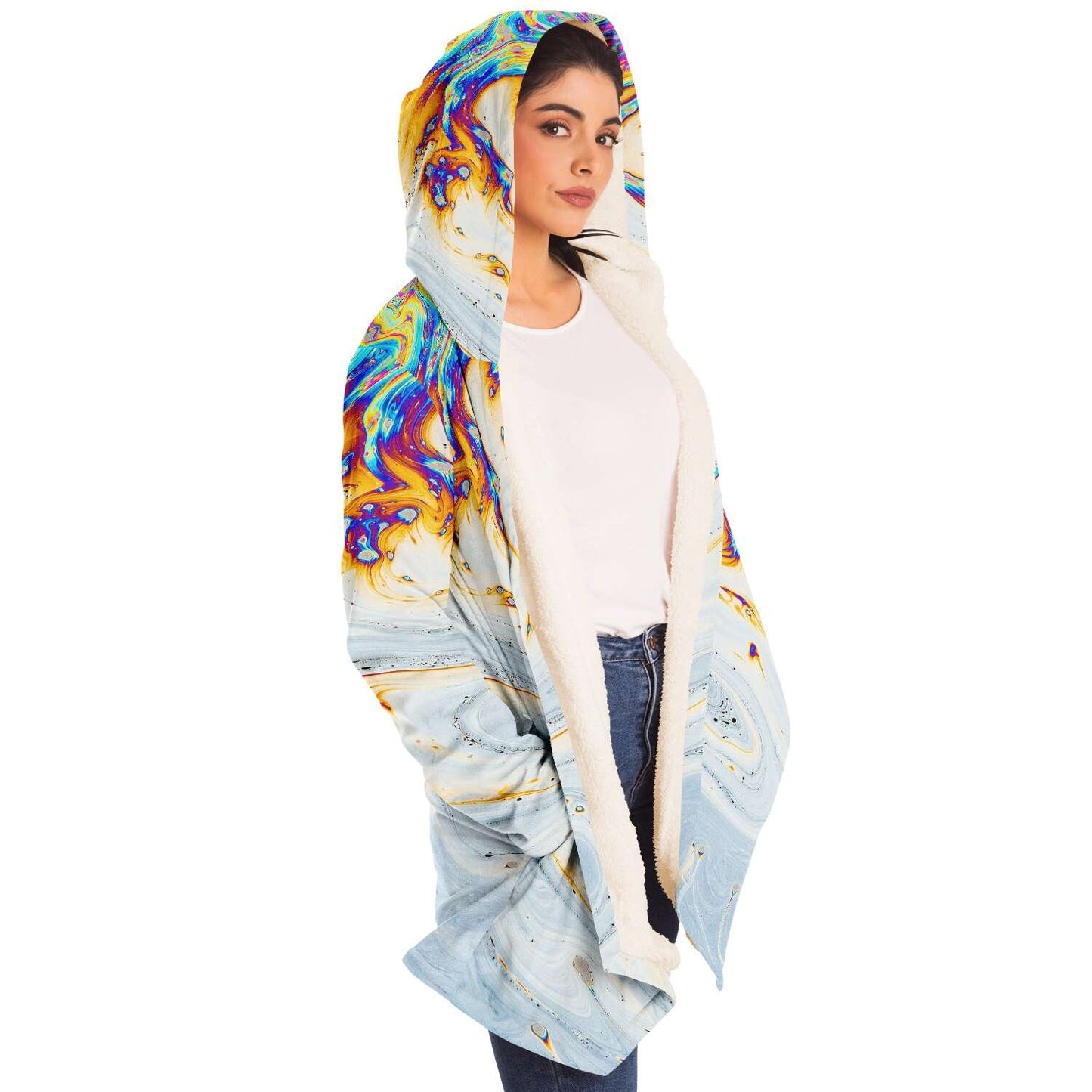 Stay Weird hooded cloak