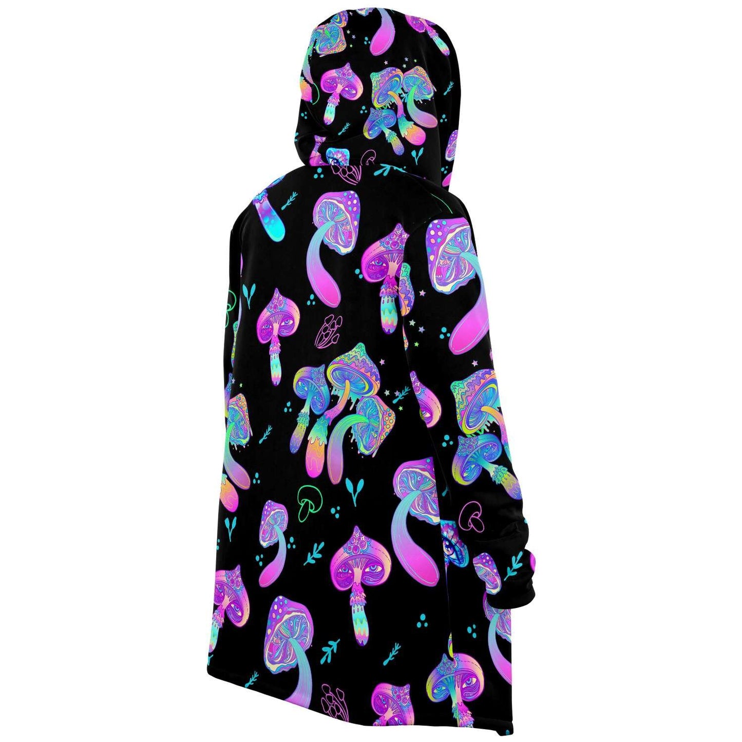 Mushrooms forest hooded cloak