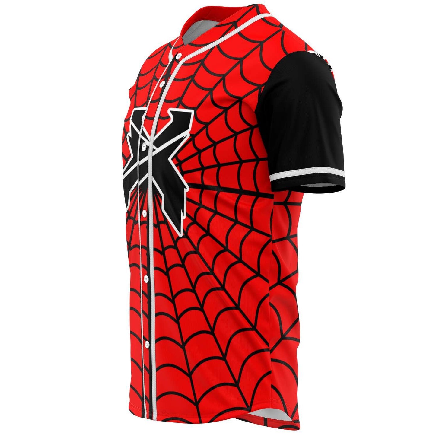 Red Spider-man baseball jersey