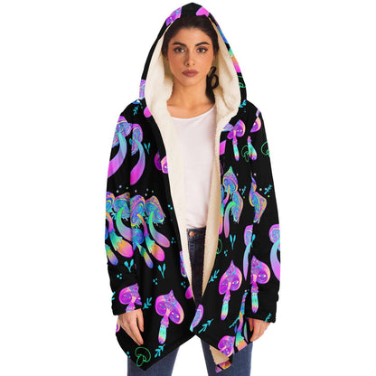 Mushrooms forest hooded cloak