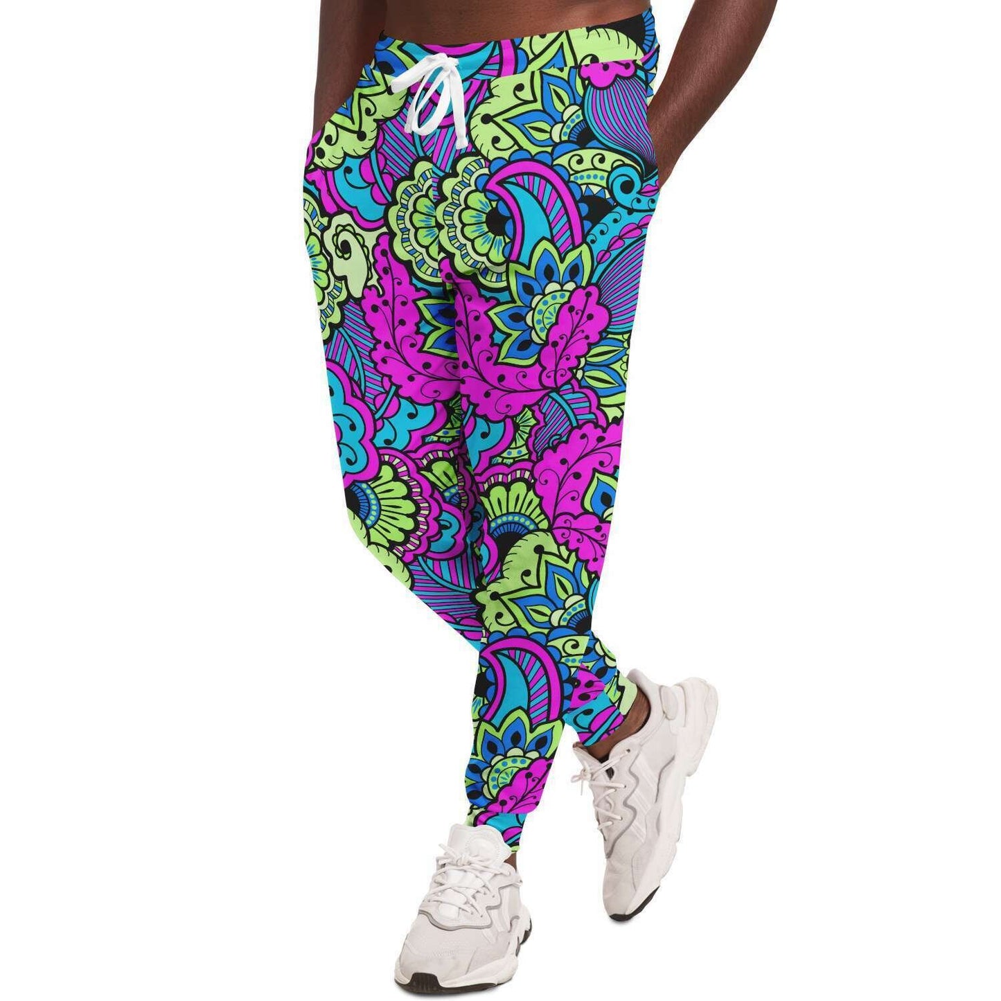 Colorful paisley jogger