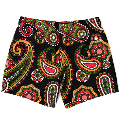 Paisley swim trunks