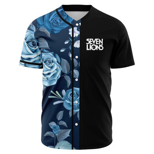Seven lions Blue Baseball jersey