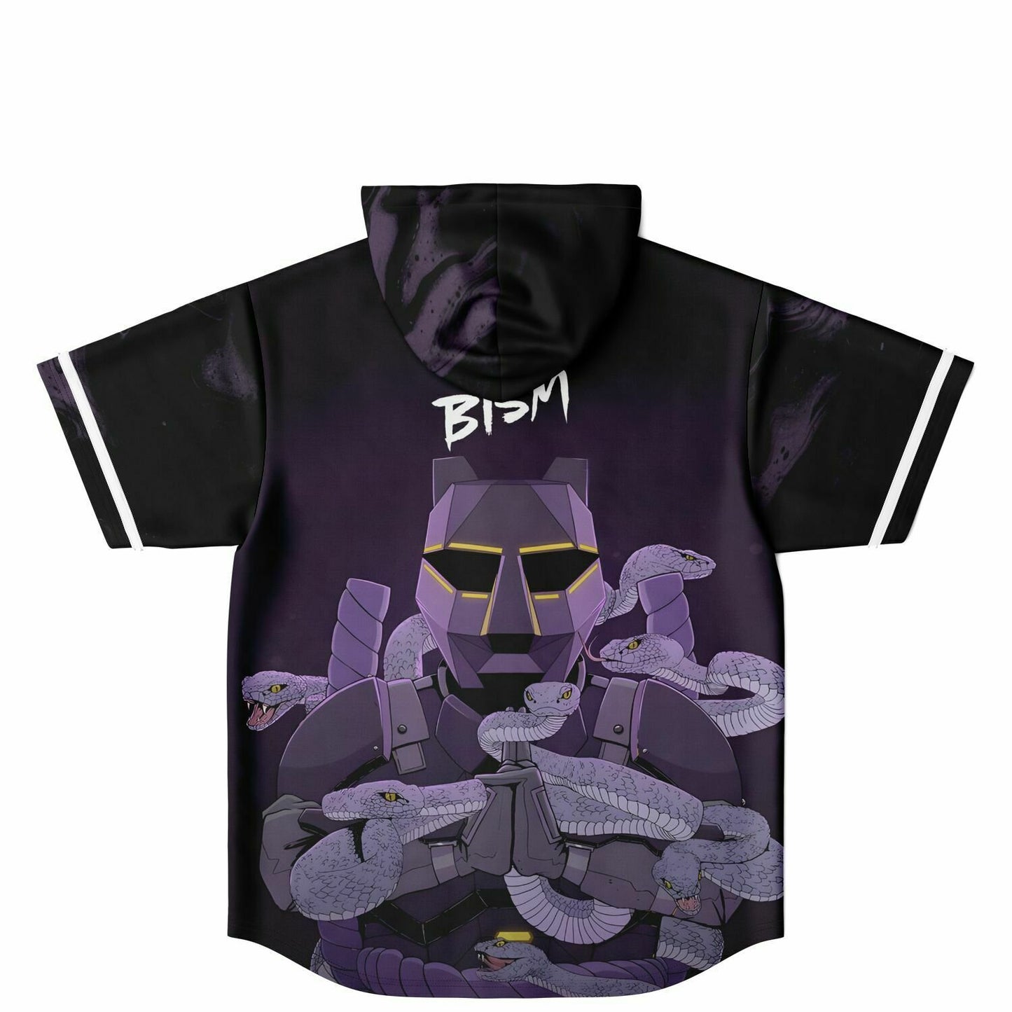 Mark sw hooded baseball jersey