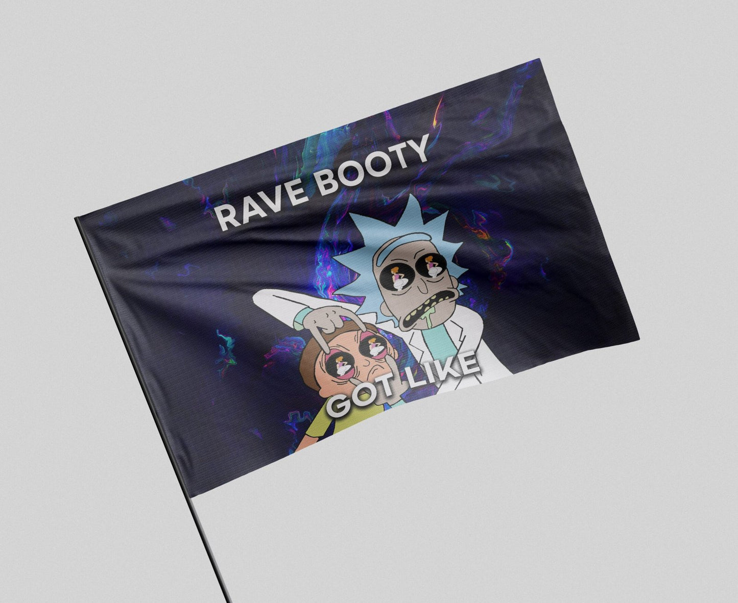 Rick and morty BOOTY GOT ME LIKE FLAG