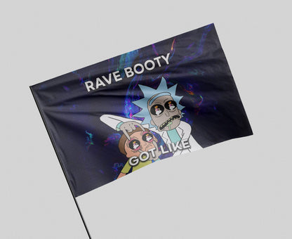 Rick and morty BOOTY GOT ME LIKE FLAG