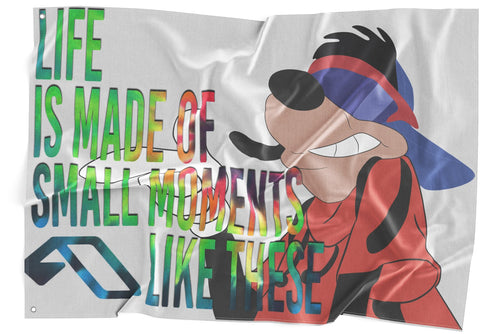 Goofy moments rave flag