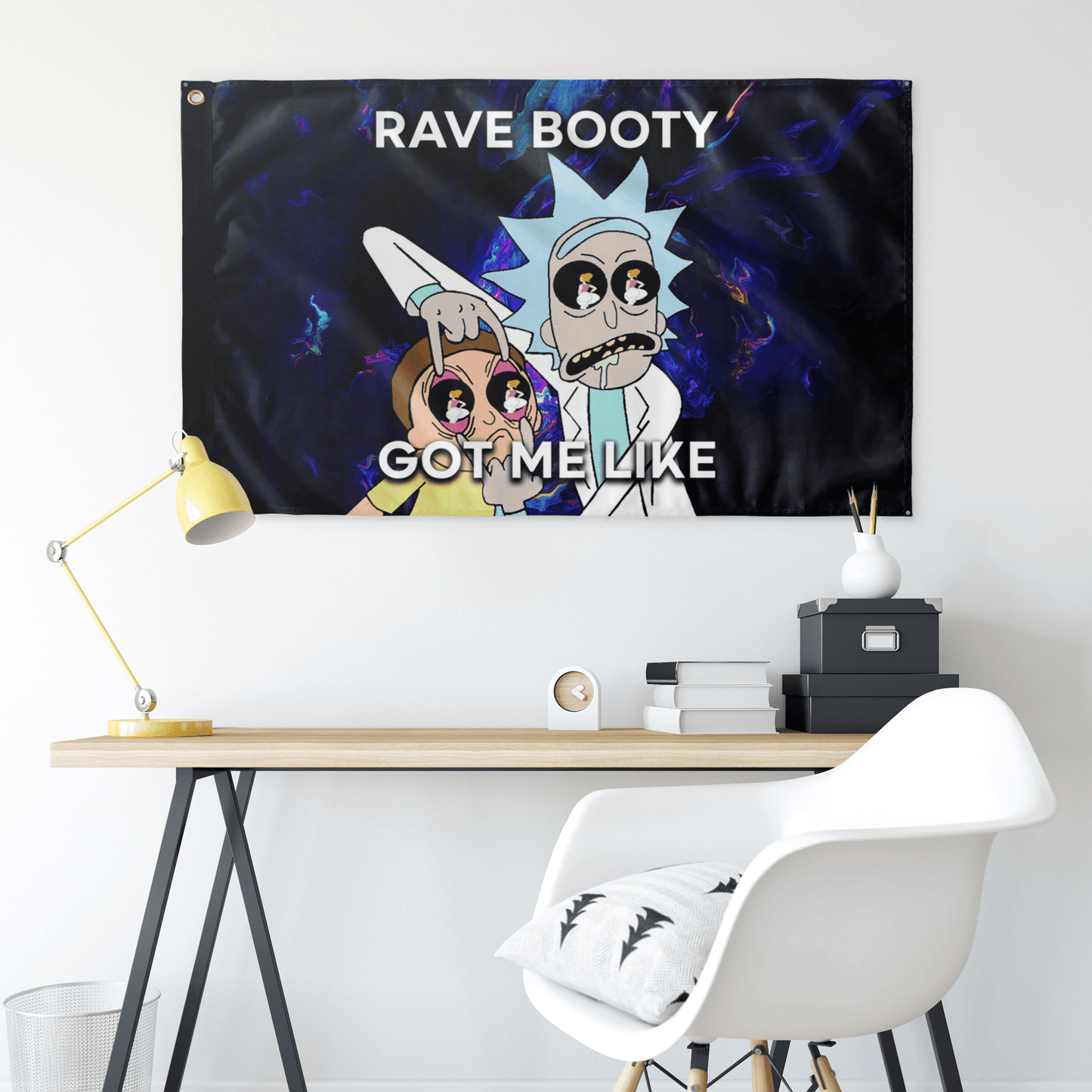 Rick and morty BOOTY GOT ME LIKE FLAG