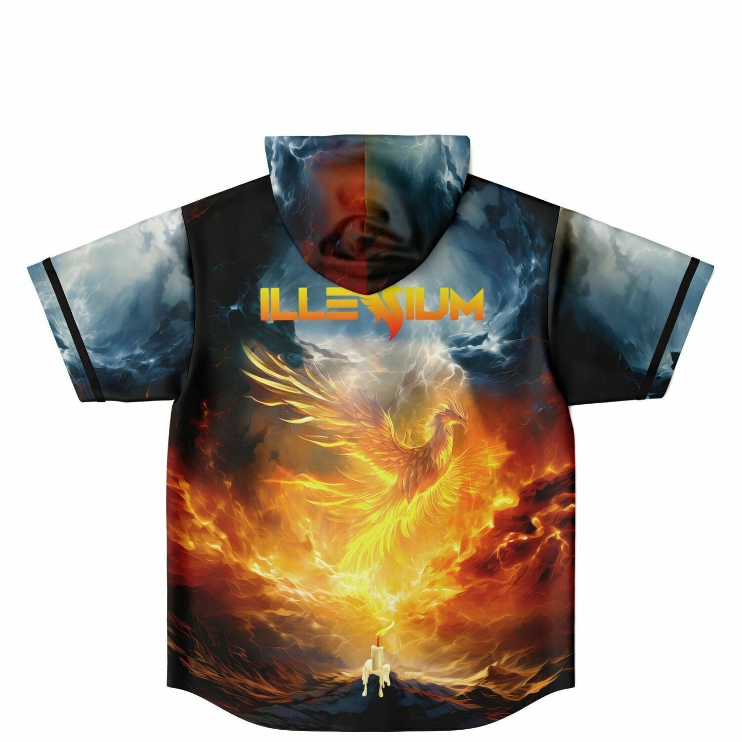 Morgan custom Hooded Baseball Jersey