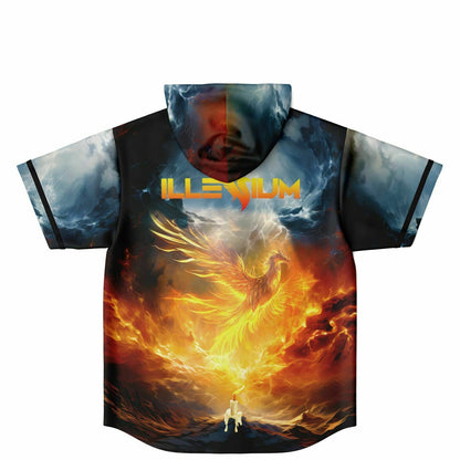 Morgan custom Hooded Baseball Jersey