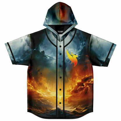Morgan custom Hooded Baseball Jersey