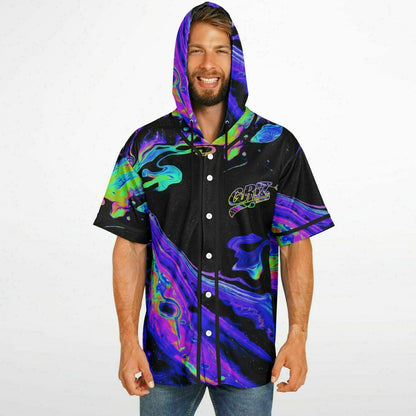 Griz Hooded baseball jersey with hood