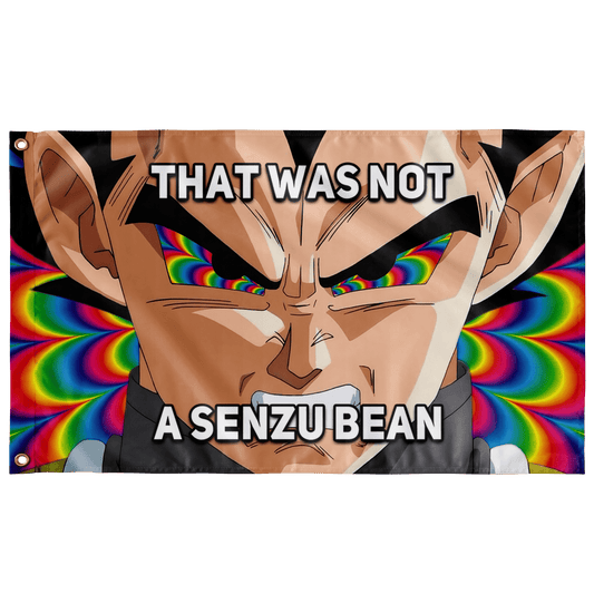 THAT WAS NOT A SENZU BEAN FLAG