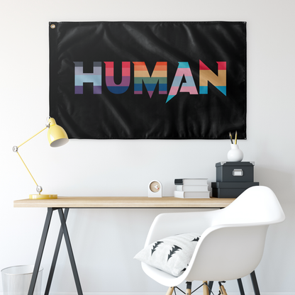 Human custom flag