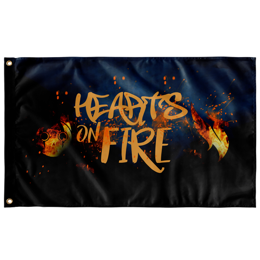 hearts on fire Flag