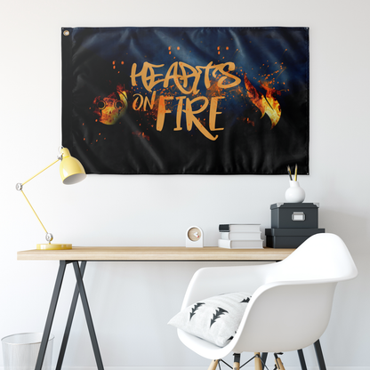 hearts on fire Flag