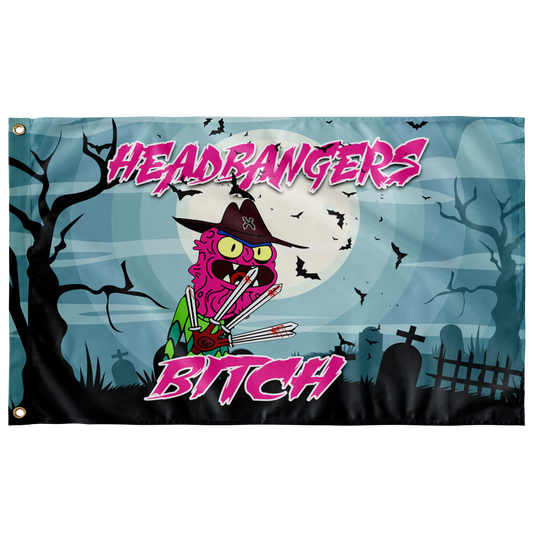 HEADBANGERS X SCARY TERRY FLAG