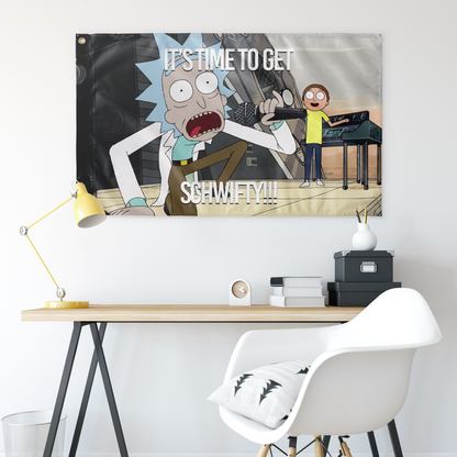 Rick and Morty it’s time to get schwifty flag